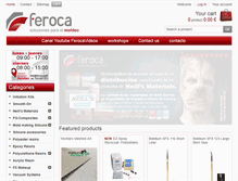 Tablet Screenshot of feroca.com